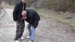Daddy and Younger Dude fucking Outdoors - 2 image