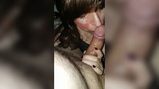 Brownie & Jism Sprayed Butt Cheeks