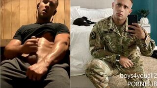 Military muscle lad squirts loads in his face! - 3 image