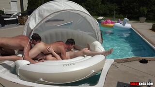 Hawt ColbyKnox Lads Fuck and Breed by the Pool RAW - 3 image