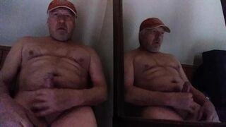 A Mirror Image Wanking Session - 1 image
