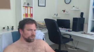 Curly uncut loves showing his shaggy shaft - 2 image