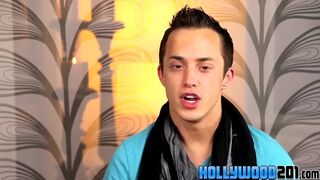 Kain Lanning and Jayden Ellis receive interviewed by producer