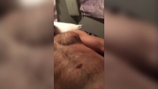 Impressive hunk jerking jock