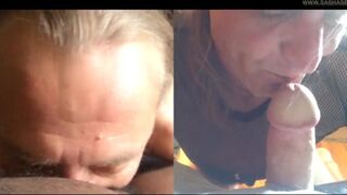 Bi-Sexual engulfing 2 weenies, darksome and white, Sasha Semoz