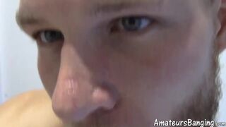 Pumped Up dilettante rod shows off his abs in the shower - 3 image