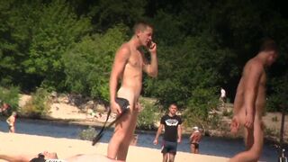 SPYING ON EXPOSED STUDS AT THE NUDIST BEACH VOL 7 - 2 image