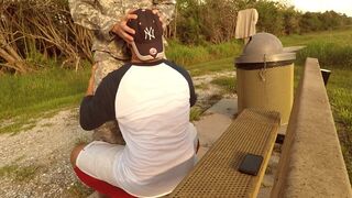 Soldier bonks soccer ramrod (anonymous uniform army marine bareback outdoor) - 2 image