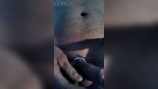 me putting on my chastity cage.