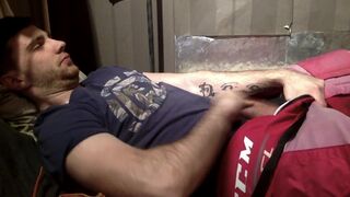 Jerk Off in Hockey and Soccer Gear :p