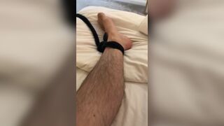 I got a Random Guy to Tie me up and make me Cum - Anonymous Teen Bondage - 2 image