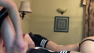 White Daddy Pounds Young Latin Twinks Bitch Boy Hole - 3 image