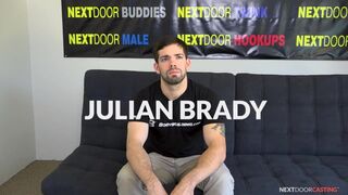 NextDoorCasting - Straight Amateur Julian Bradys Jerk off Audition - 1 image