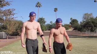 baseball buddies quick fuck after practice. hot players! - 4 image