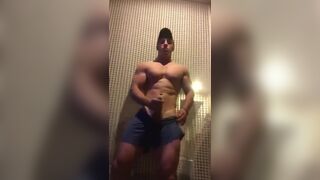 Straight Jock Tim K. Jerks off and Cums - 12 image