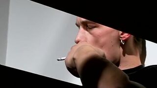 Chain Smoking Homosexual Jony Passionately Masturbates Solo - 4 image