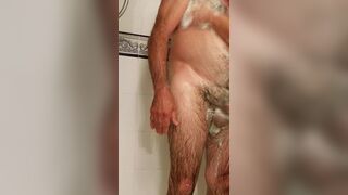 me showering daddy - 1 image