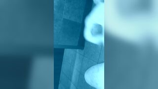 Caught! Stroking in public bathroom by straight guy - 2 image