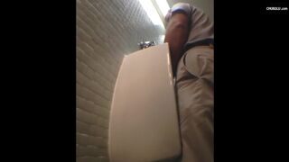 Hung Daddy Cruising in the Public Bathroom - 3 image