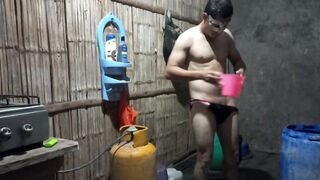 homemade porn, my stepbrother bathes naked after having fucked me like his whore - 15 image