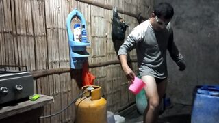 homemade porn, my stepbrother bathes naked after having fucked me like his whore - 2 image