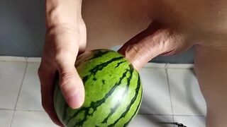 Fucking with a watermelon #2