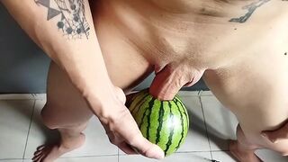 Fucking with a watermelon #2 - 8 image