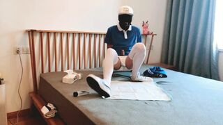 student jerk off by his muster - 7 image