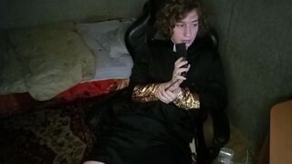POV: Curly cute gay priest dominates you and then masturbates you and offers to eat your cum afterwards - 2 image