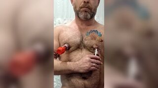 Preview - Nip pump and play makes HairyBeastXXX cum hard - 4 image