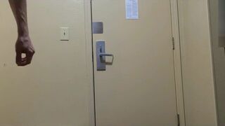 Laundry day at the hotel with a toy in my ass - 6 image