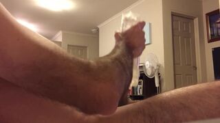 Fleshlight fuck with laughing intense cumshot