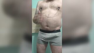 Self whipping, clothes ripping, thick cumshot - 2 image