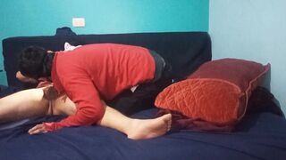 My friend lets him ride in his cock - 6 image