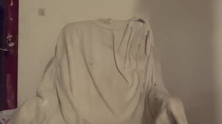 Jerking off my big black cock with cum - 12 image