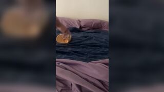 40x7 cm dildo to the bottom feeling how my tummy runs through me, ejaculating nonstop