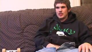 Skater Boy Lucky Jerks Off