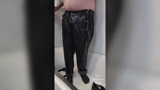 MsBottomHalf tied me up and made me stand in the corner, with no bathroom breaks! Then I shower in my clothes. - 10 image