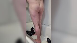 MsBottomHalf tied me up and made me stand in the corner, with no bathroom breaks! Then I shower in my clothes.