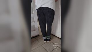 MsBottomHalf tied me up and made me stand in the corner, with no bathroom breaks! Then I shower in my clothes. - 6 image