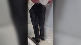 MsBottomHalf tied me up and made me stand in the corner, with no bathroom breaks! Then I shower in my clothes.