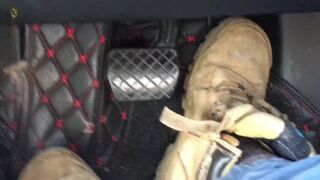 WORN OUT SAFETY BOOTS - PEDAL PUMPER