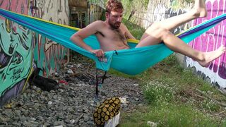 Selfsuck Outdoors in Hammock