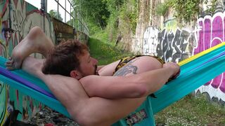Selfsuck Outdoors in Hammock