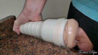 First time fucking a pussy - Stuffed it in and Came so hard - cumshot