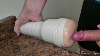 First time fucking a pussy - Stuffed it in and Came so hard - cumshot