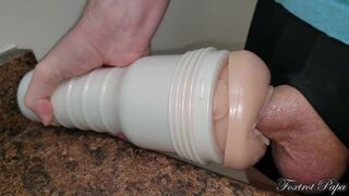First time fucking a pussy - Stuffed it in and Came so hard - cumshot