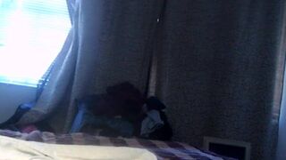 Sucking an XXL white cock and getting a facial