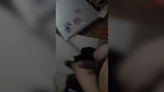 Putito sucking wattle of hairy male