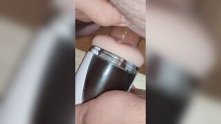 Unboxing  And test halfautomatick male masturbator  fleshlight